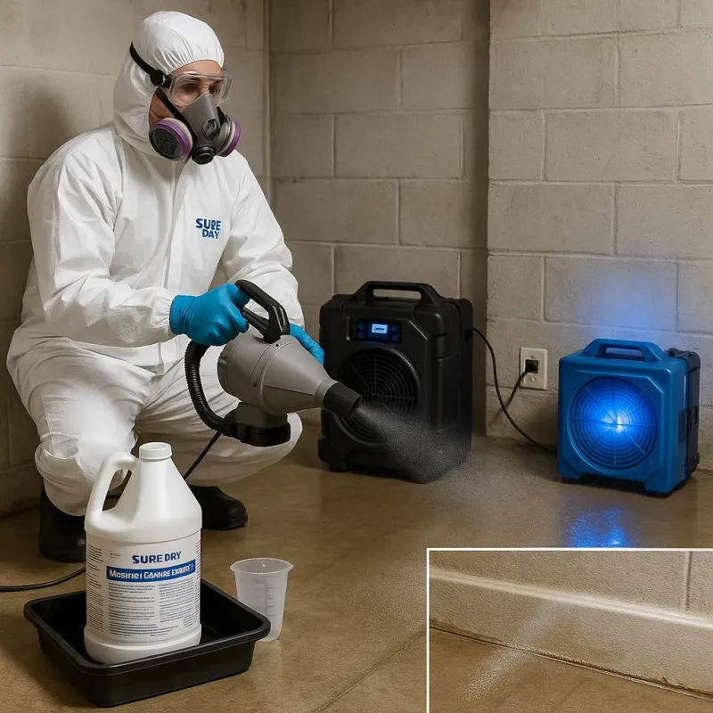 Sanitization and Odor Removal process in Thorndale, TX